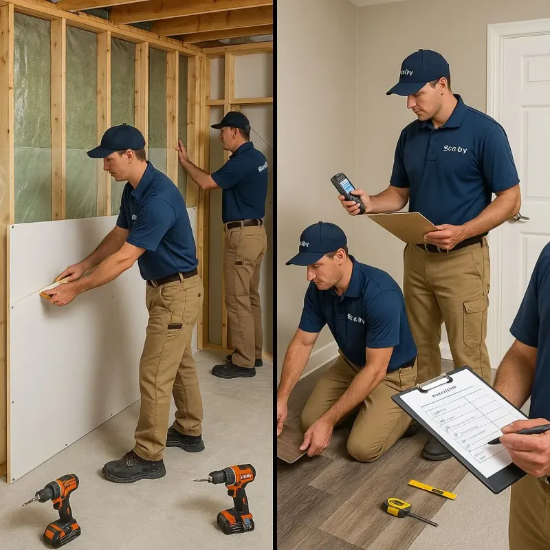 Repairs and Reconstruction process in Roaring Spring, PA